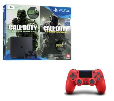 PLAYSTATION 4 Slim & Call of Duty: Infinite Warfare & DualShock 4 V2 Wireless Controller Bundle PLAYSTATION 4 Slim & Call of Duty: Infinite Warfare & DualShock 4 V2 Wireless Controller Bundle